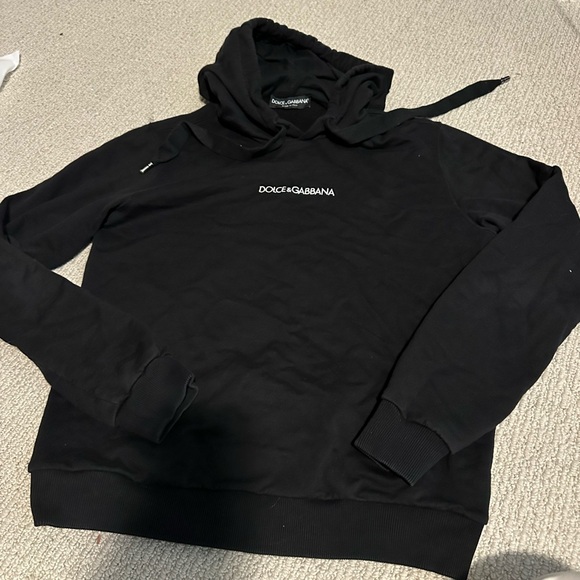 Dolce & Gabbana Black Hoodie for Men - Picture 2 of 4